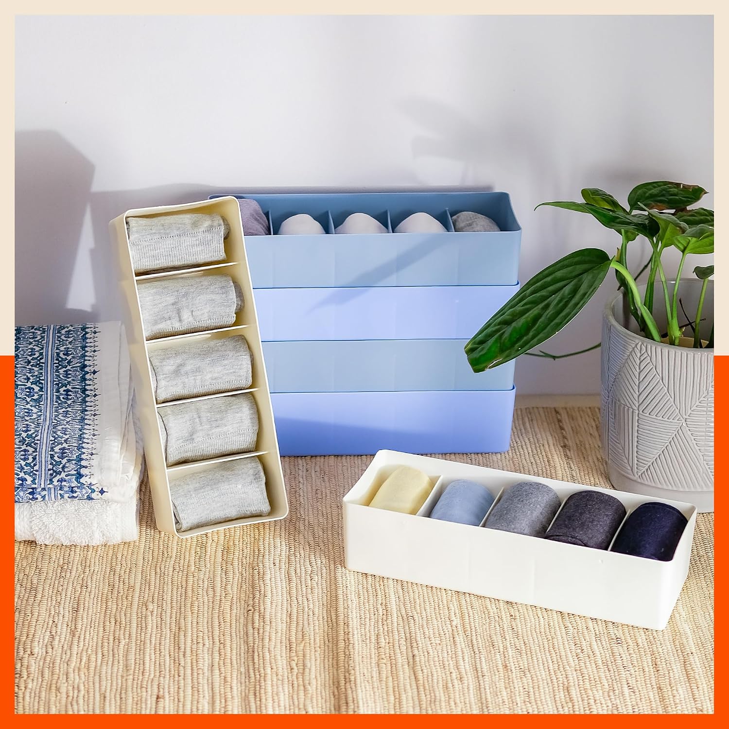 Set Of 4 Drawer Organizers